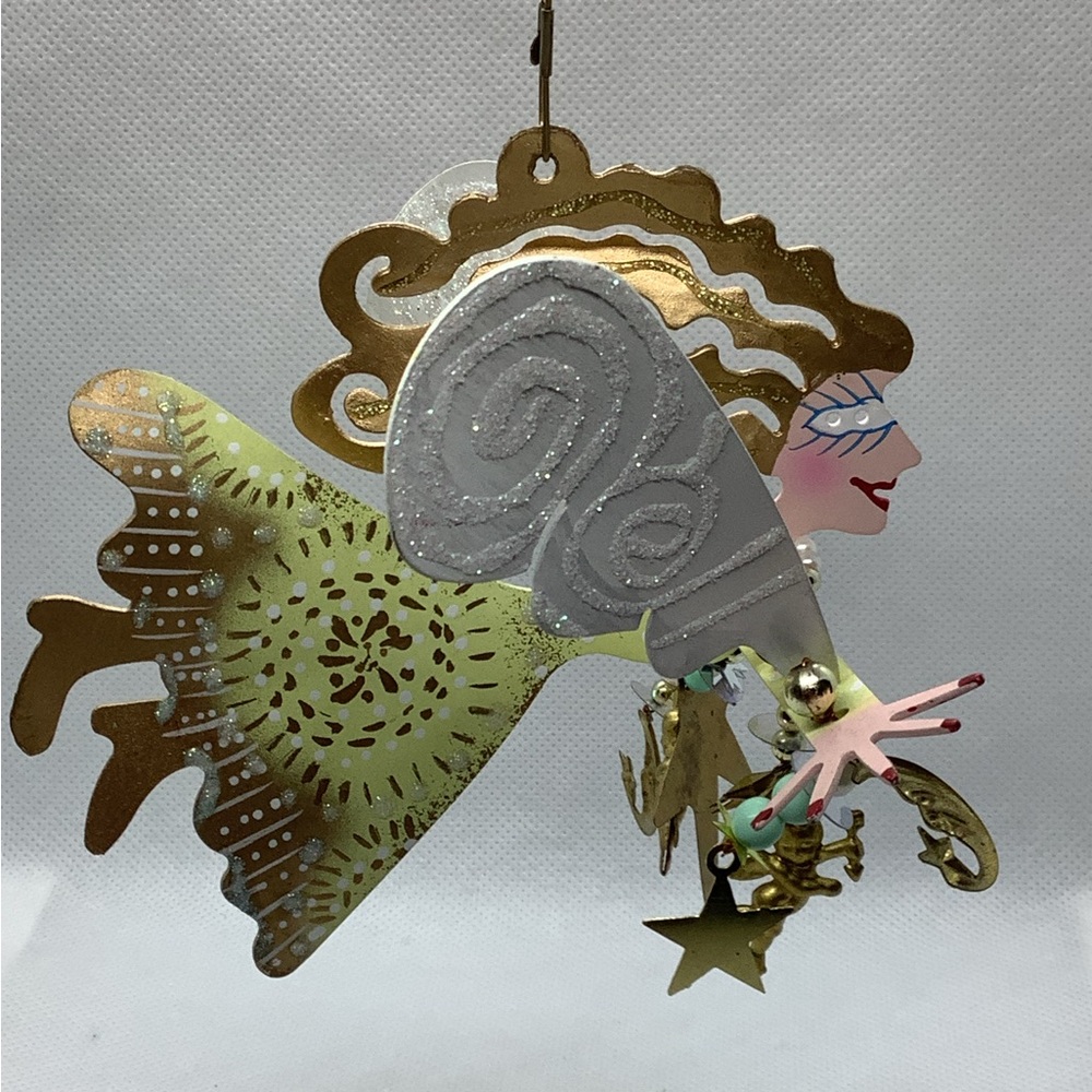 Karen Rossi Fanciful Flights Celestial Angel Silvestri Ornament Vintage 2000